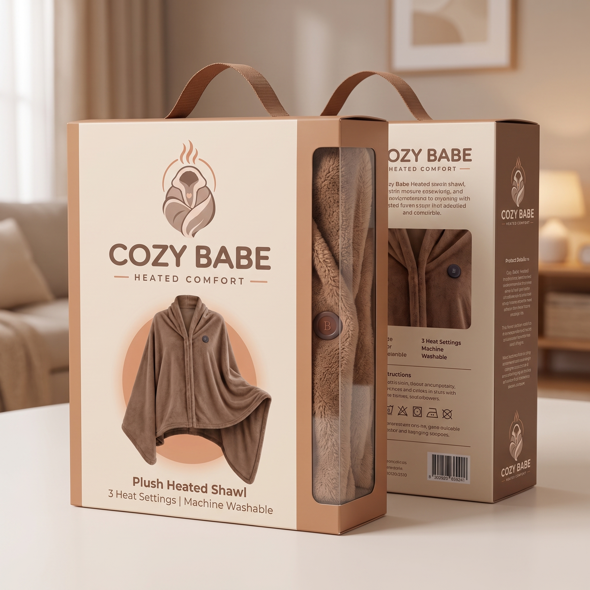 Cozy Babe Portable Heated Blanket